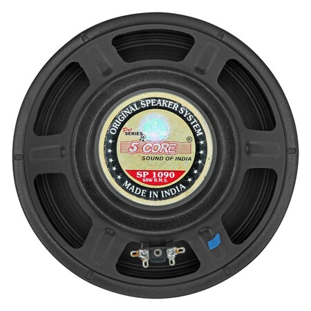 5 Core 5 Core 10" Guitar Speaker for Guitar Amplifier Universal Replacement Speaker | Made In India | Specialised Guitar Speaker | Durable Driver | 60W RMS at 8 Ohm 90MM Magnet, Black SP 1090 GTR SP 1090 GTR